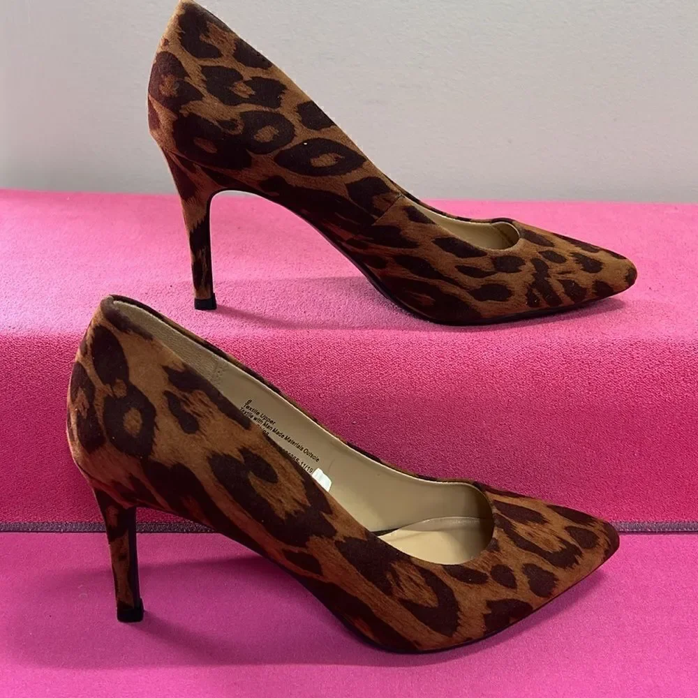 A New Day Leopard Print 3” Heels Size 6